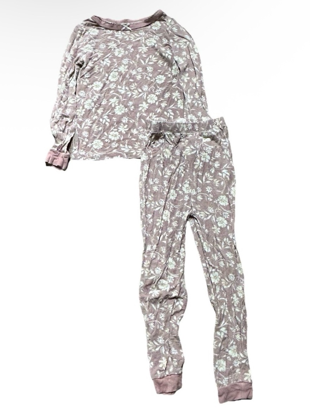 Toddler Girl Milkberry Purple Pajama Set Long Sleeve Long Pants Size 3T - Picture 1 of 4